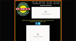 Desktop Screenshot of bubbaburger.com